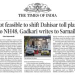 Not feasible to shift Dahisar toll plaza to NH48, Gadkari writes to Sarnaik