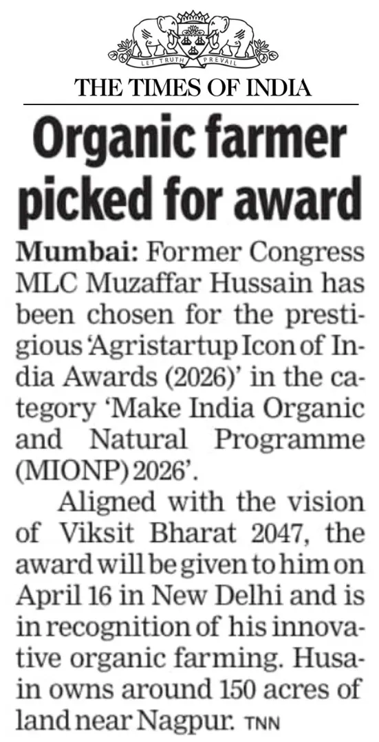 Organic farmer picked for award